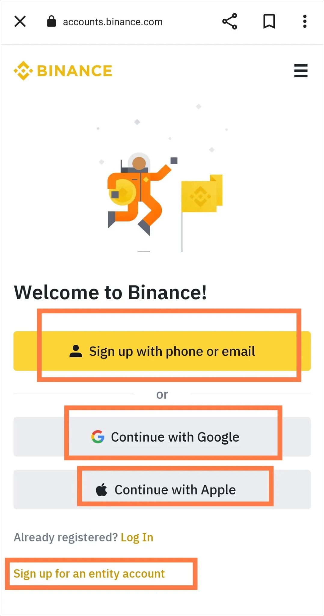 How to Create a Binnacle Account 