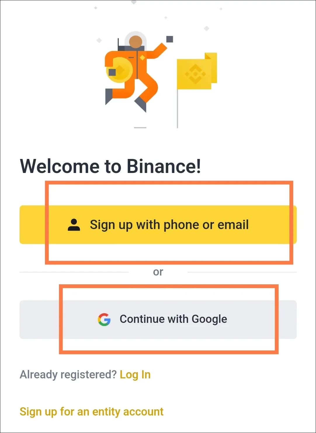 how to create an binance account in Nepal