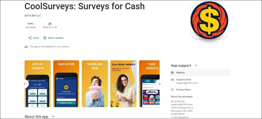 CoolSurveys Real Online Money Earning App