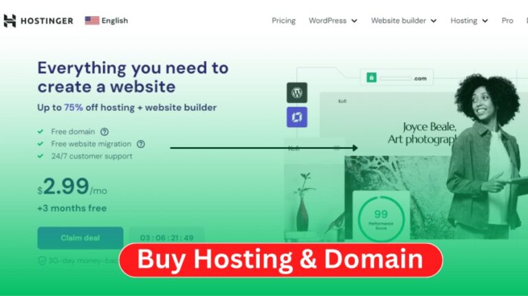 How to Buy Hosting & Domain from Hostinger with Coupon Code (2024)