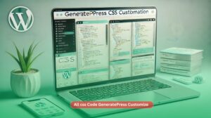 All css Code GeneratePress Customize