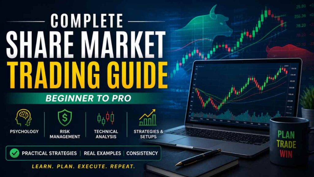 Complete Share Market Trading Guide (Beginner to Pro) – Simple & Practical